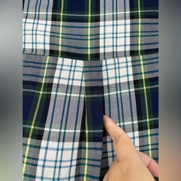 Marine Layer The Dahlia plaid button down dress small - Picture 15 of 17